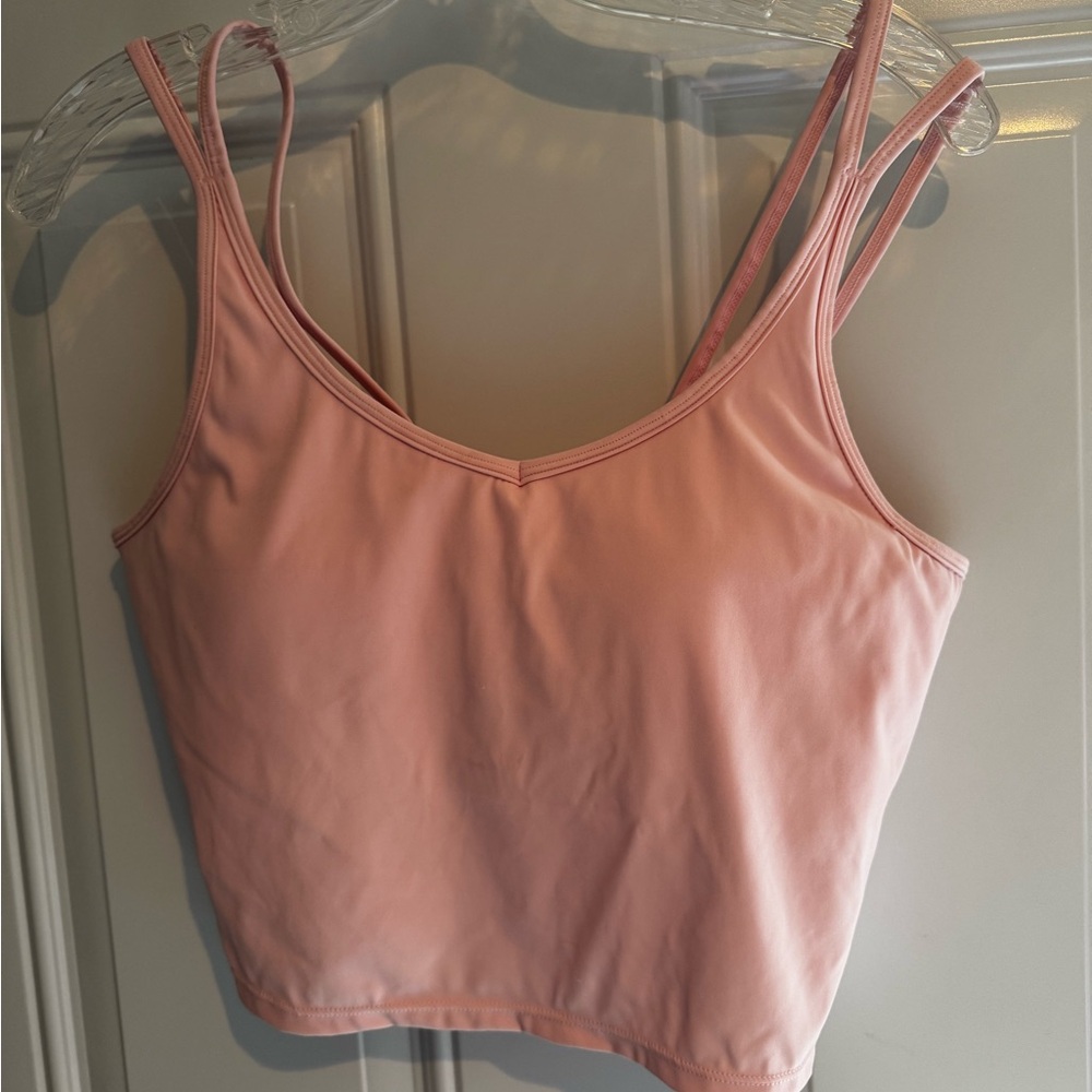 Light Pink Strappy Crop Top